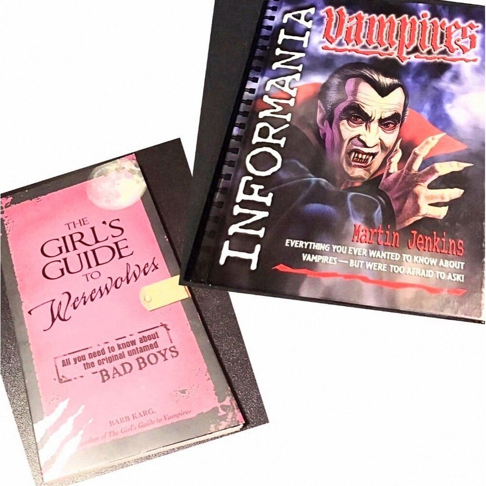 INFORMANIA: VAMPIRES 1998 & GIRLS GUIDE TO WEREWOLVES Books 2009